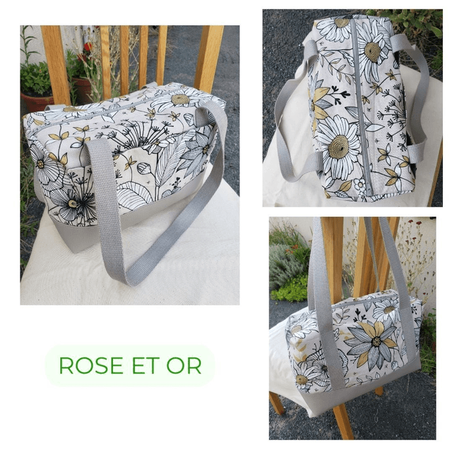 Sac à main - Tissu coton épais - Divers motifs