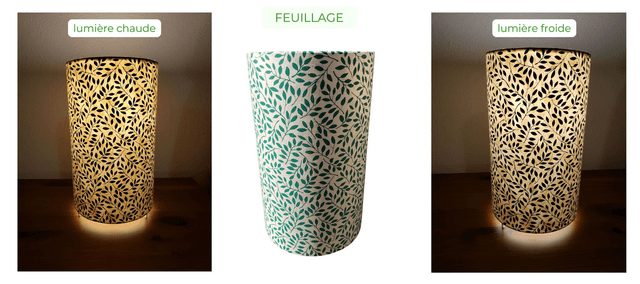 Lampe d’ambiance en papier – Taille S ou M – Divers motifs