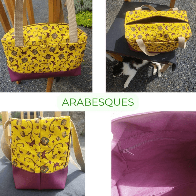 Sac à main - Tissu Maison Thévenon - Divers motifs