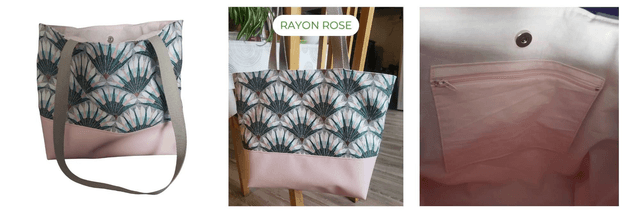 Sac cabas - Tissu jacquard - Divers motifs et tailles