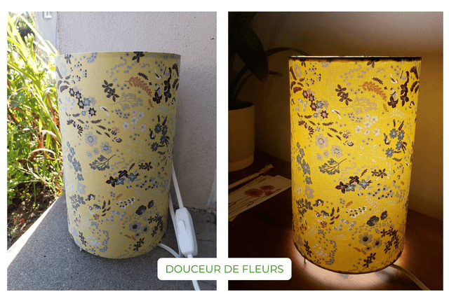 Lampe d'ambiance en tissu - Taille M - 1ère série