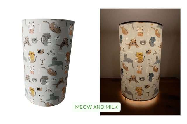 Lampe d'ambiance en tissu - Taille S - Divers motifs enfants