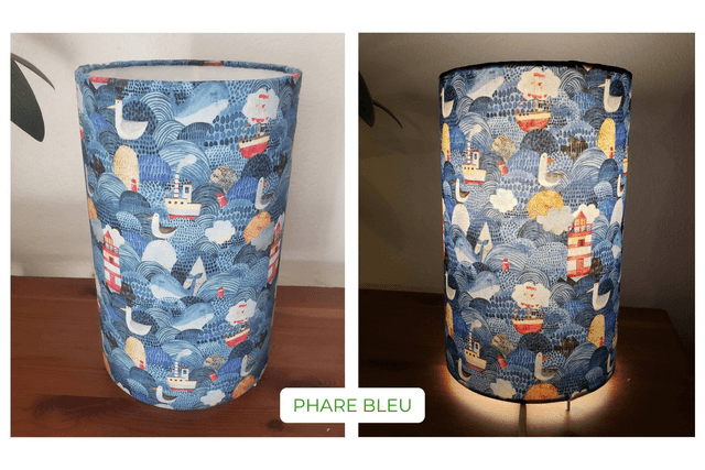 Lampe d'ambiance en tissu - Taille M - 1ère série