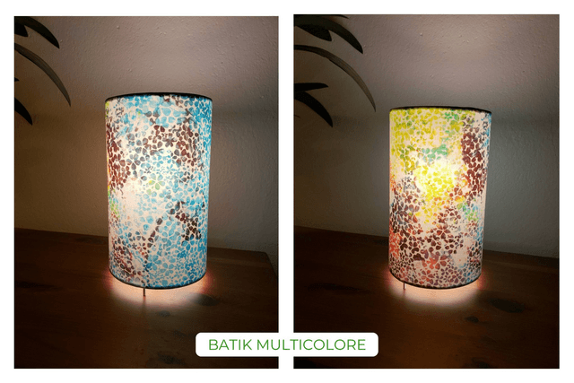 Lampe d'ambiance en tissu - Taille S - Divers motifs