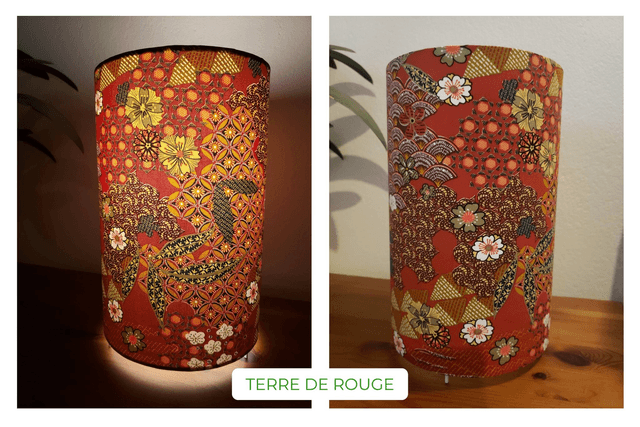 Lampe d'ambiance en tissu - Taille L - Divers motifs