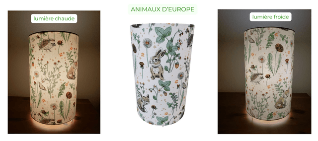 Lampe d'ambiance en tissu - Taille M - 1ère série