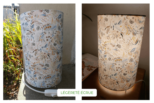 Lampe d'ambiance en tissu - Taille M - 1ère série