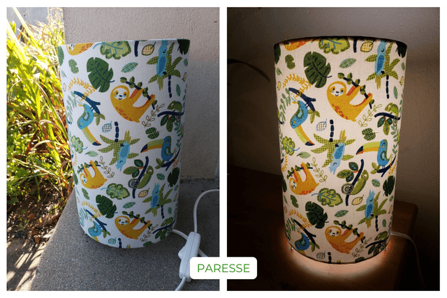 Lampe d'ambiance en tissu - Taille M - 1ère série